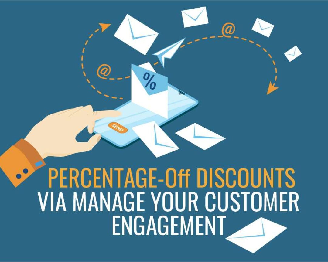 Percentage Off Discounts via Manage Your Customer Engagement