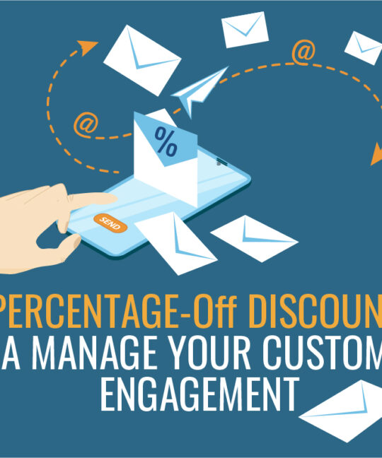 Percentage Off Discounts via Manage Your Customer Engagement