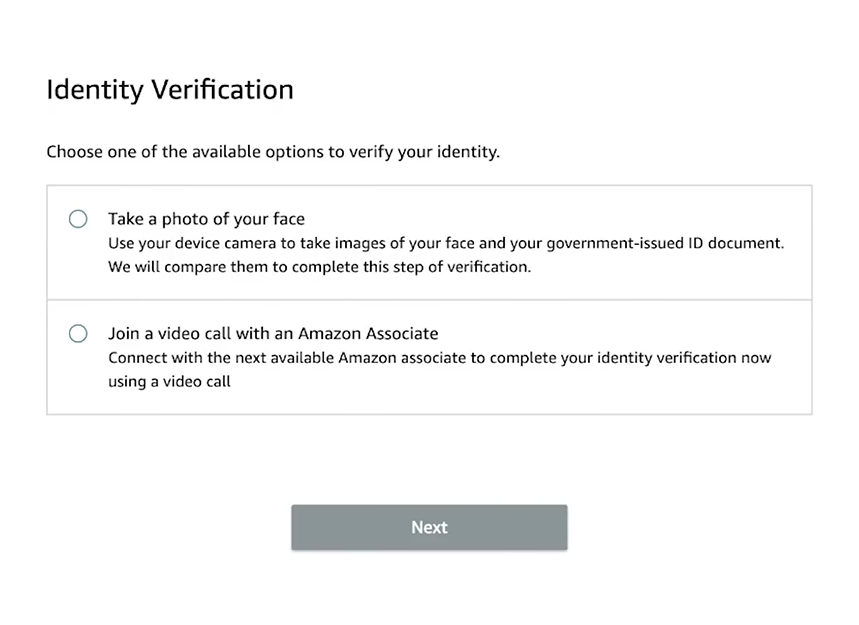 Verify Your Identity