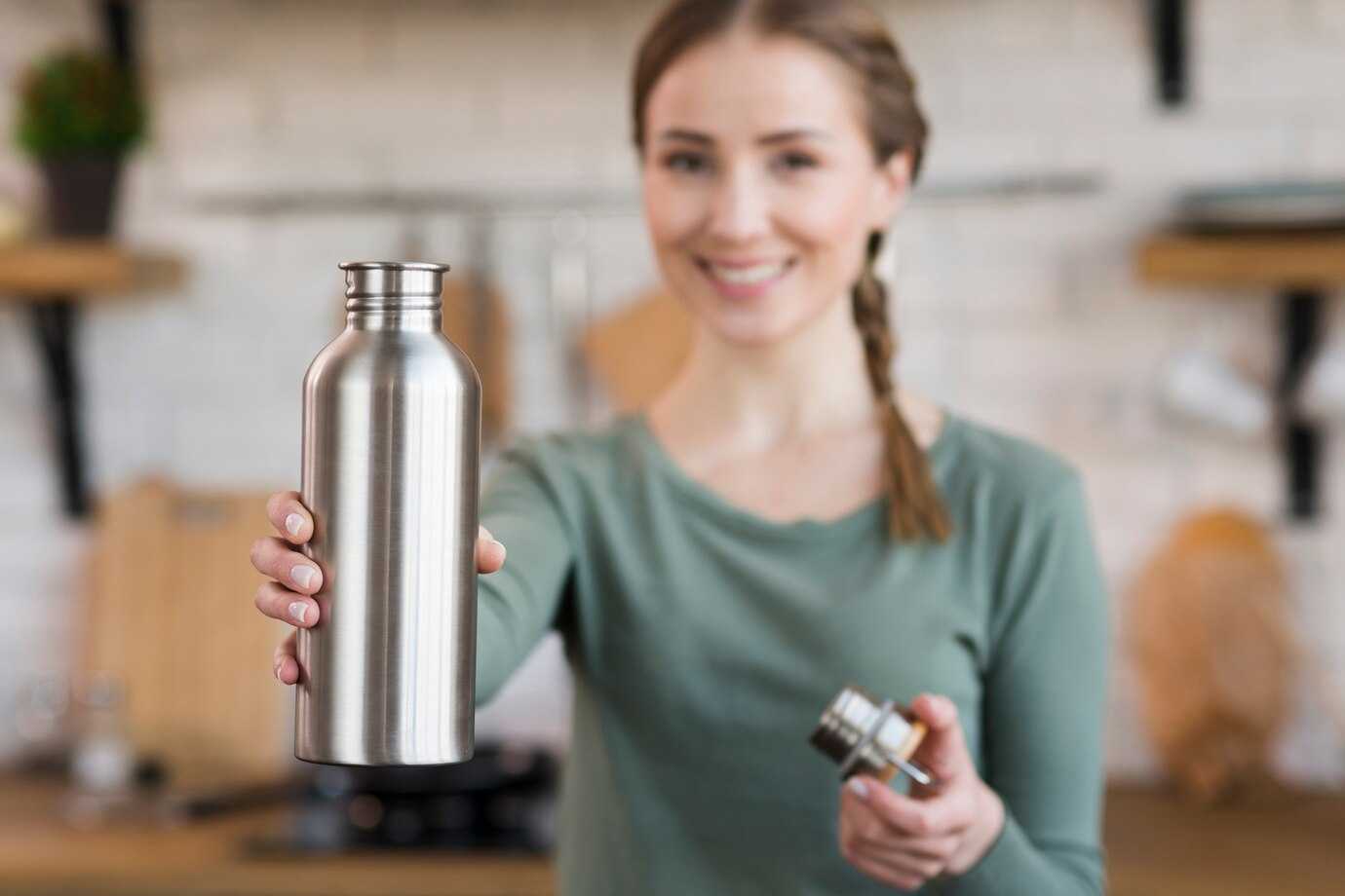 portrait smiling young woman holding thermos 23 2148454531