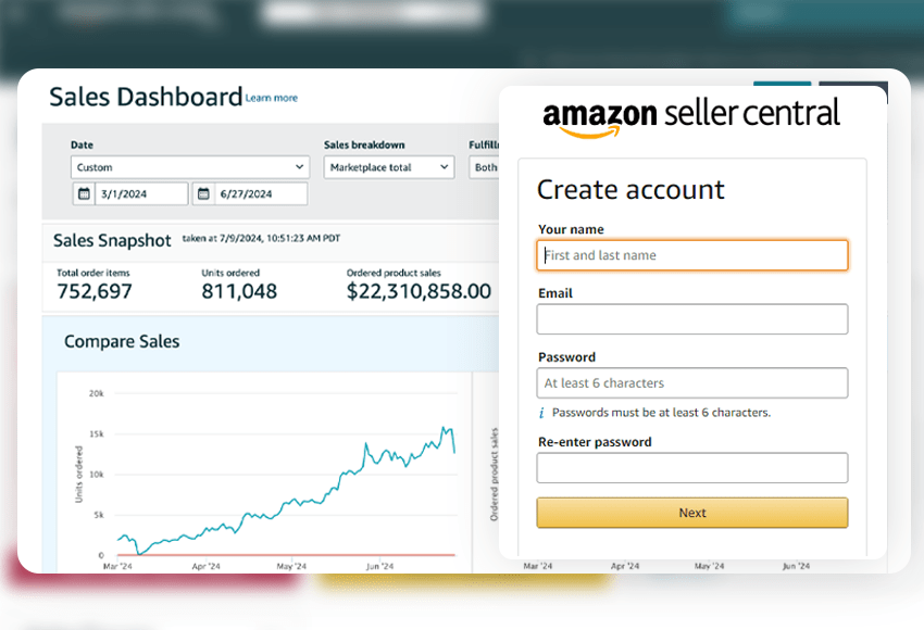 amazon seller central setup